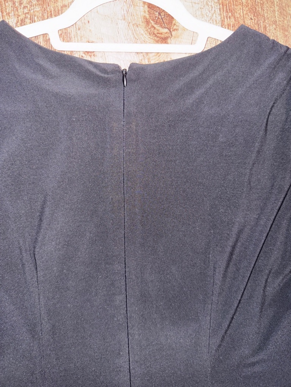 R&M Richards Black Ruffle Sheath Midi Dress - Picture 9 of 13